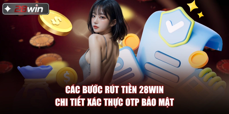 Các bước rút tiền 28win chi tiết xác thực OTP bảo mật