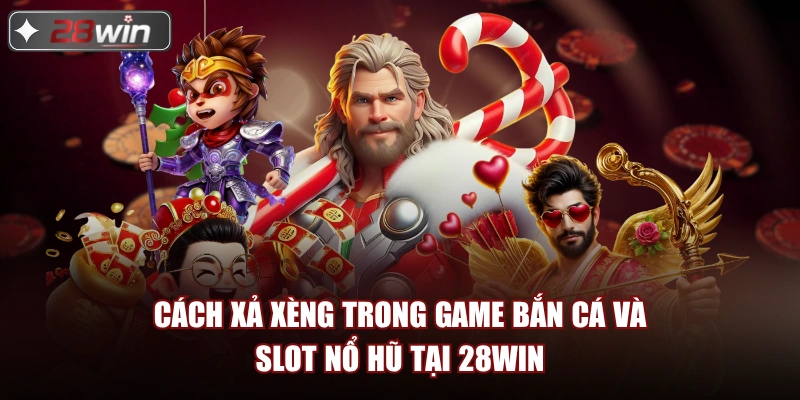 Cách xả xèng trong game bắn cá và slot nổ hũ tại 28win