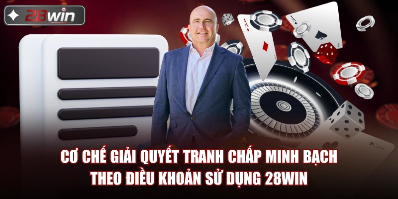 Cơ chế giải quyết tranh chấp minh bạch theo điều khoản sử dụng 28win