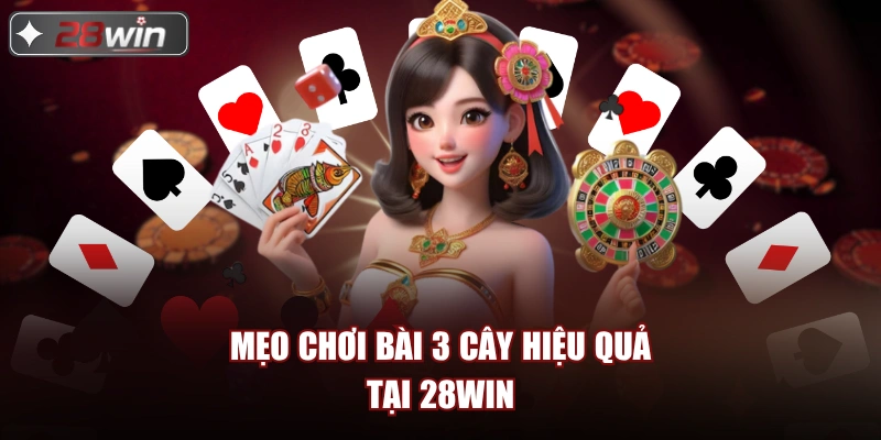 Mẹo chơi bài 3 cây hiệu quả tại 28win